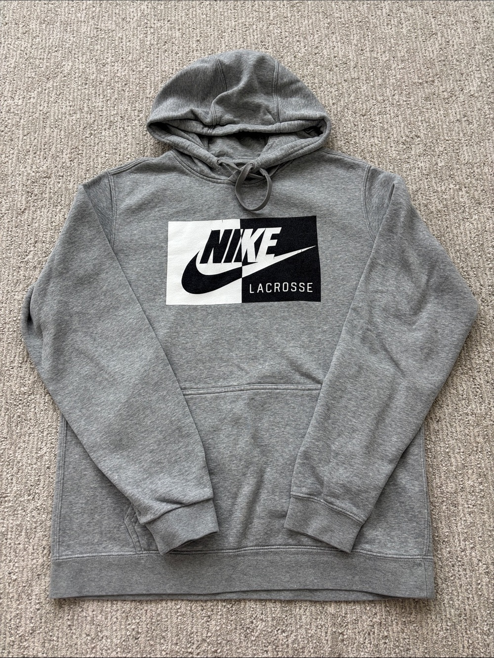 Nike Grey Lacrosse Hoodie